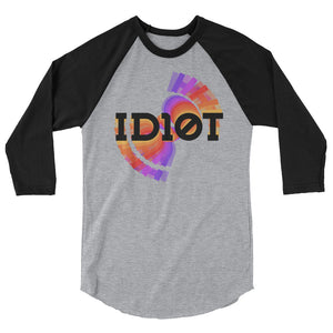 ID10T Rainbow Logo Raglan