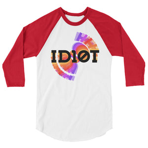 ID10T Rainbow Logo Raglan